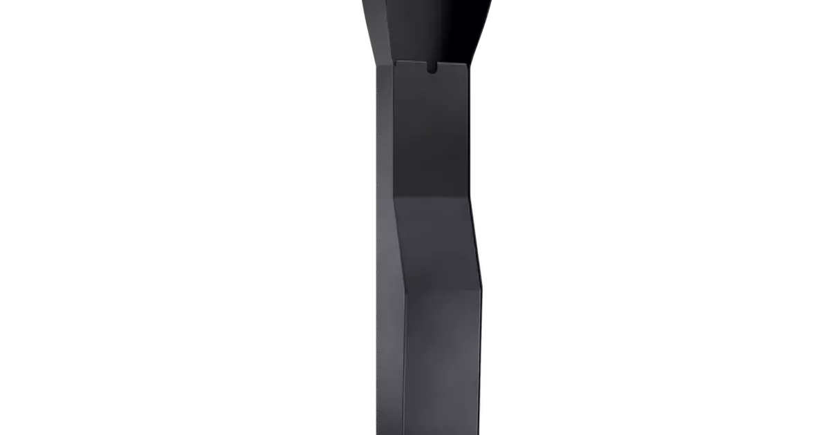 Column Premium Single, Black | Zaptec